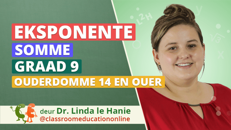 Graad 9 somme - Eksponente