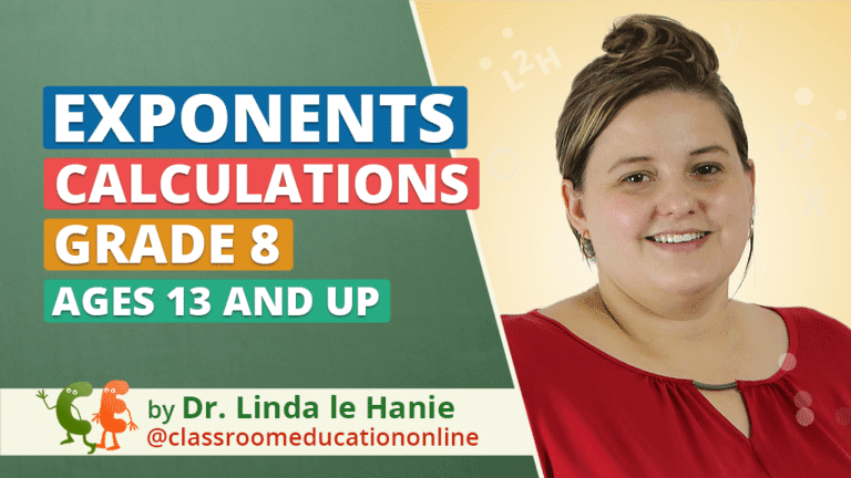 Grade 8 calculations - Exponents