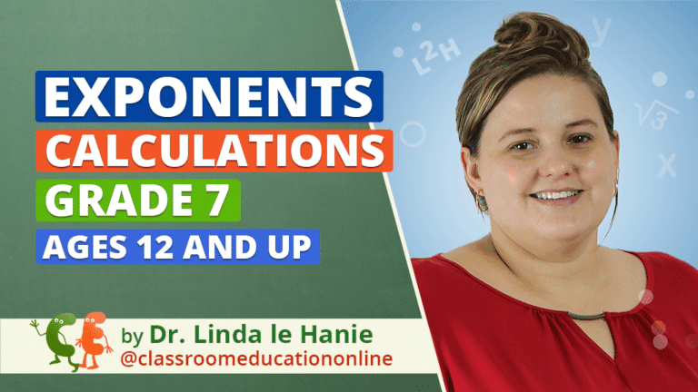 Grade 7 calculations - Exponents