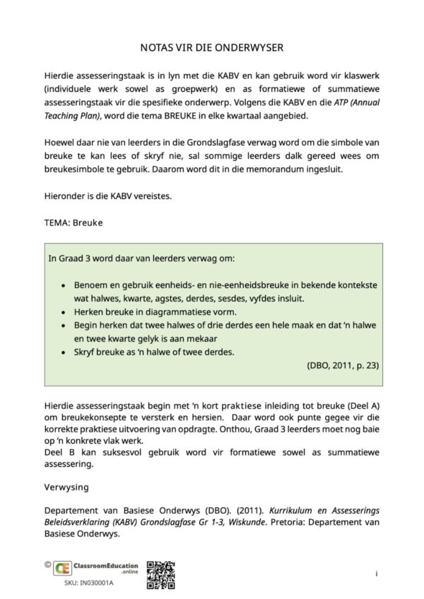 in030001a assesseringstaak breuke 2