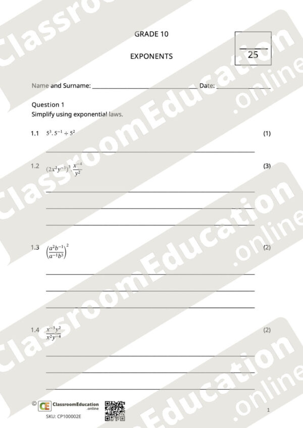 cp100002e exponents 2